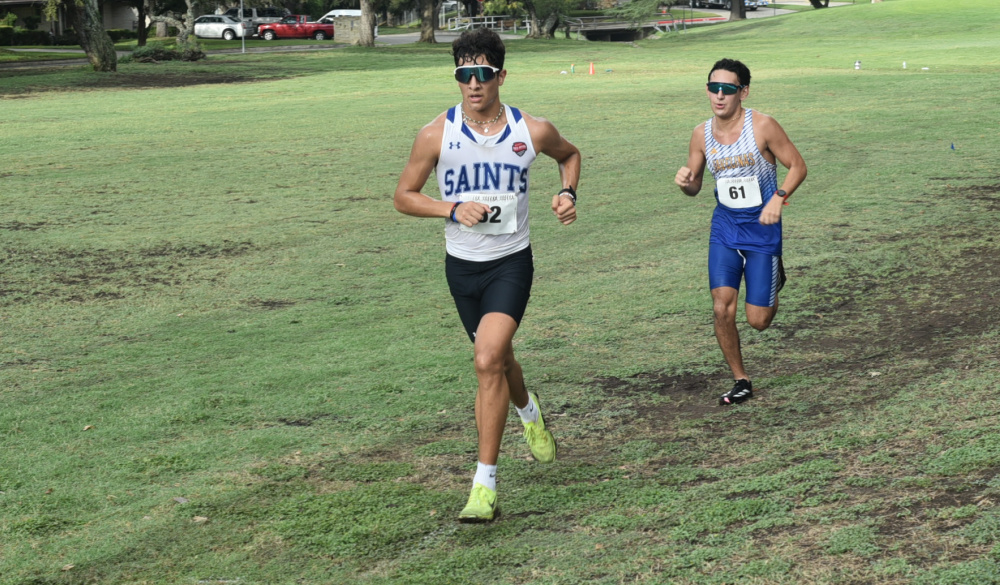 Isai Moran placed fourth in OLLU's home meet last week.