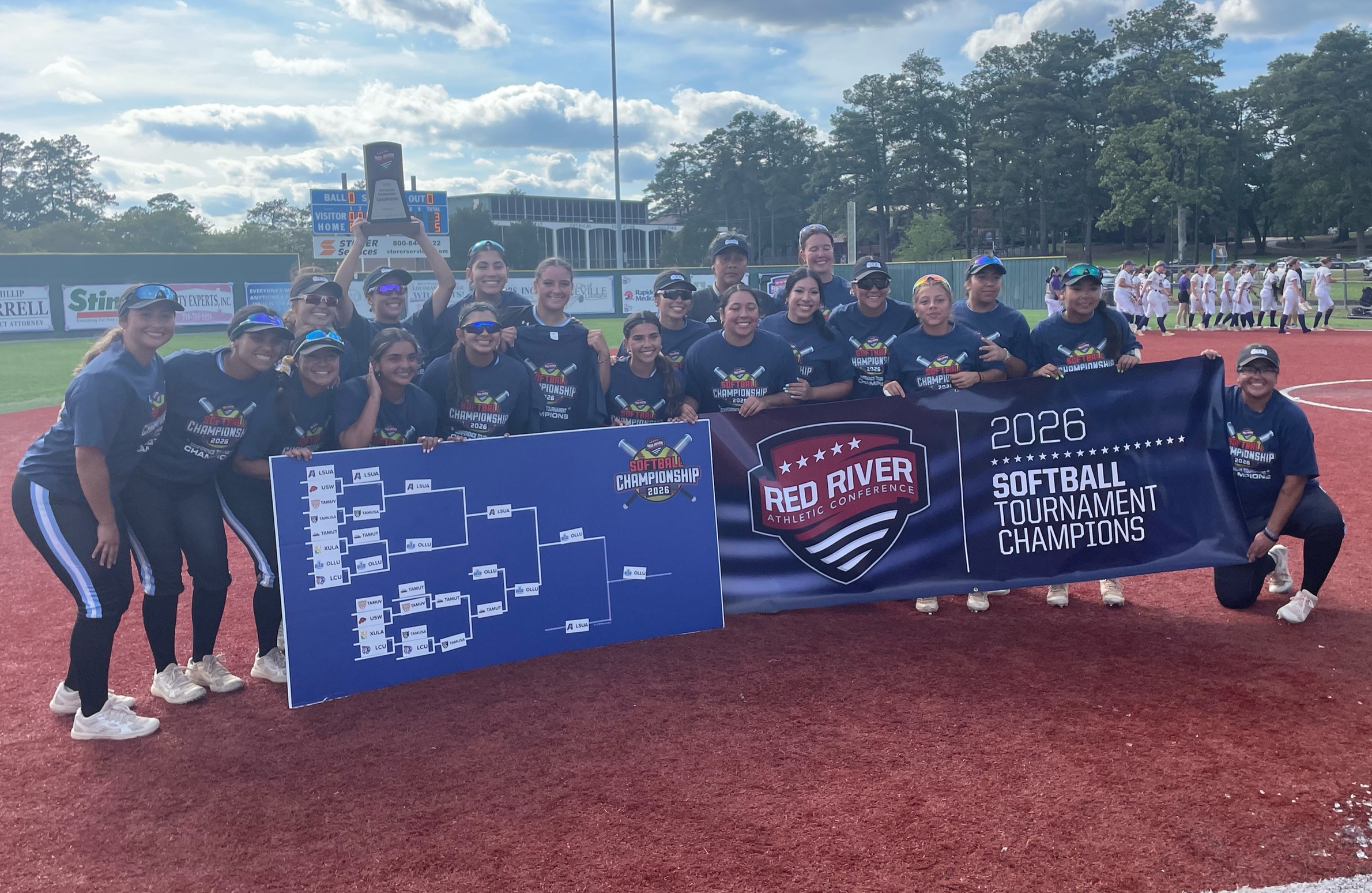OLLU claims three victories en route to RRAC softball tournament title