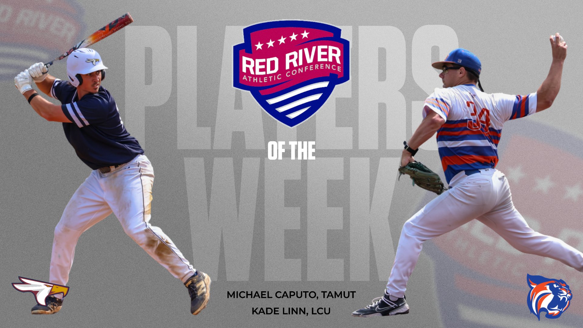 TAMUT's Caputo, LCU's Linn earn RRAC Baseball Player and Pitcher of the Week