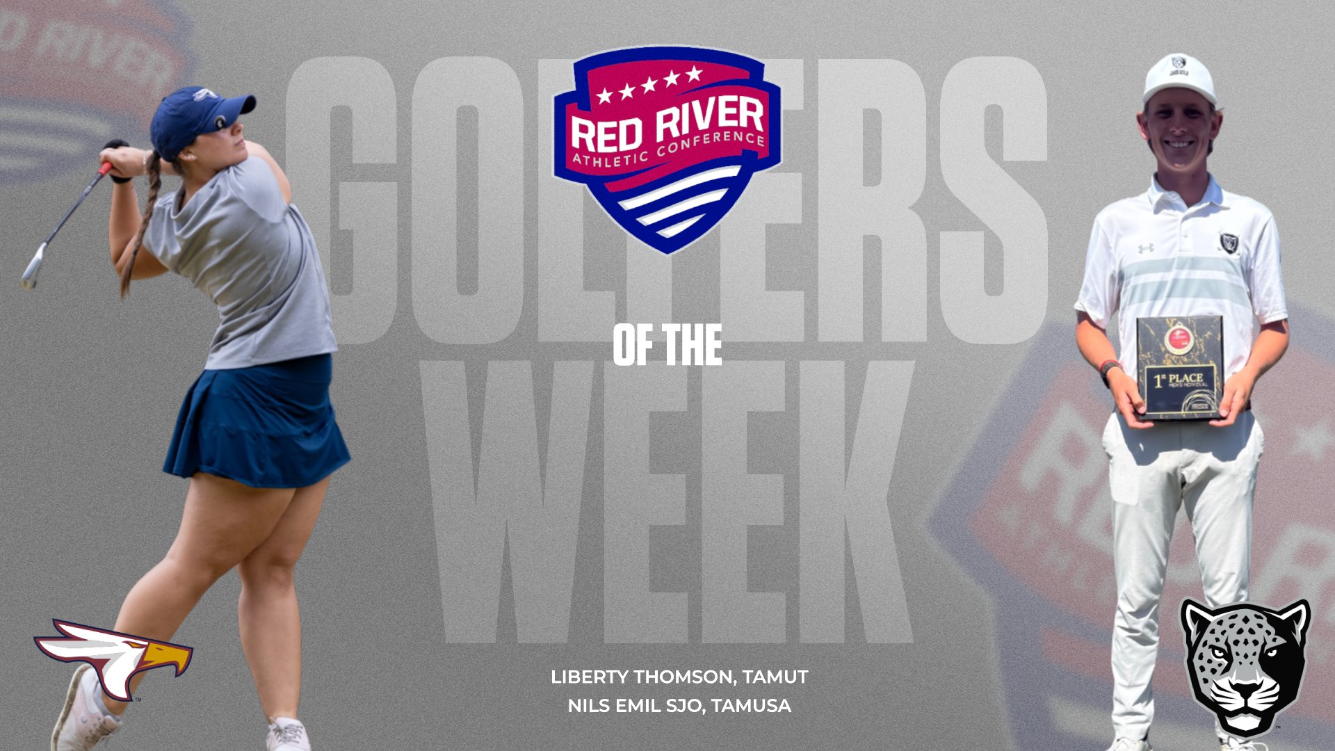 TAMUSA's Sjo, TAMUT's Thomson claim RRAC Golfer of the Week awards