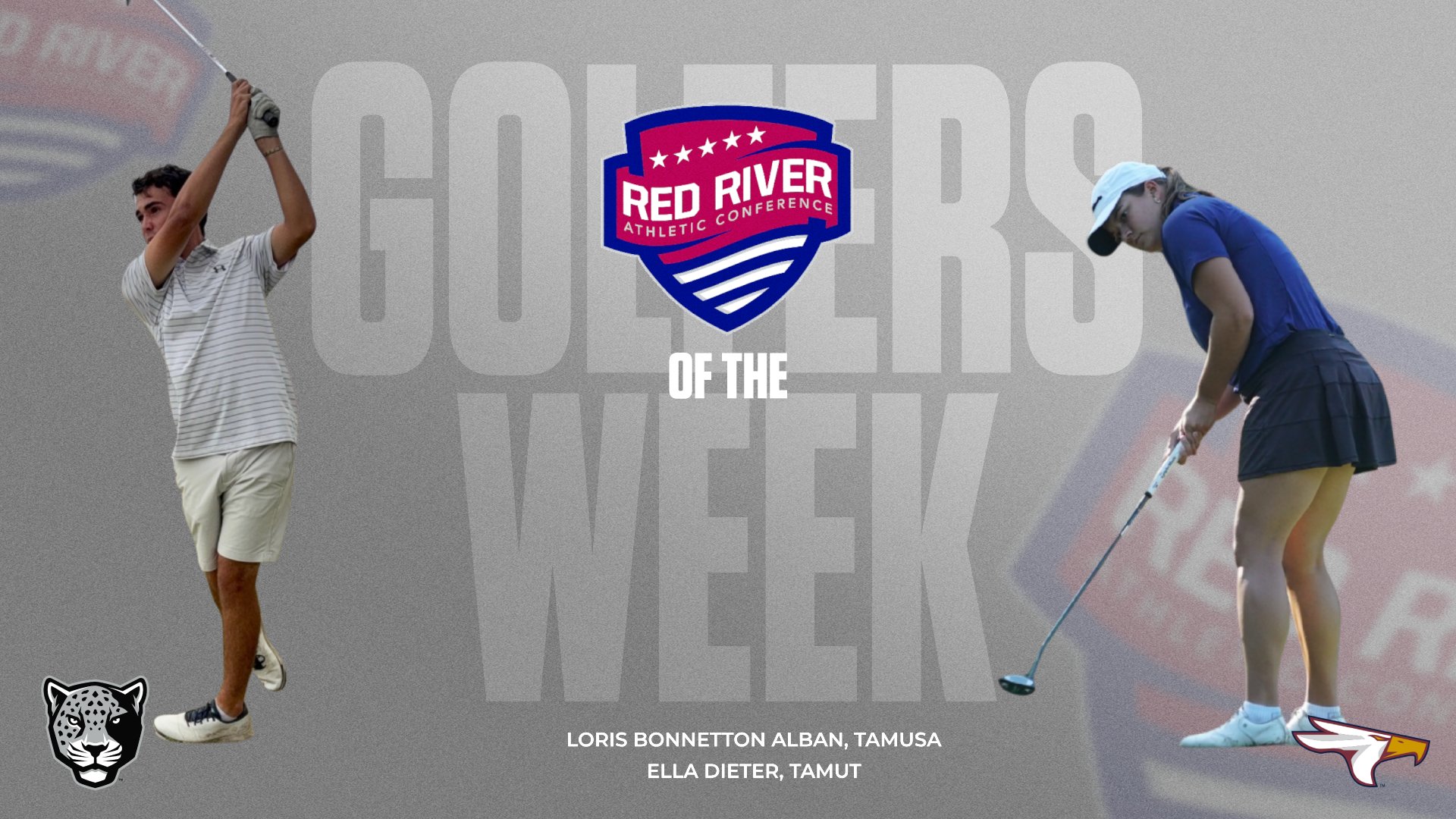 Texarkana's Dieter and San Antonio's Bonneton Alban Named RRAC Golfers of the Week