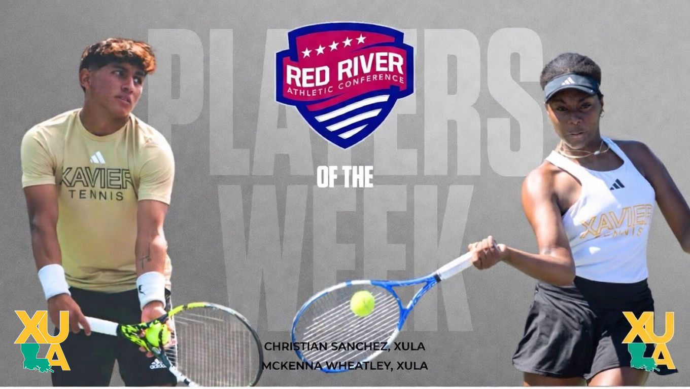RRAC names Xavier's Sanchez, Wheatley as Tennis Players of the Week