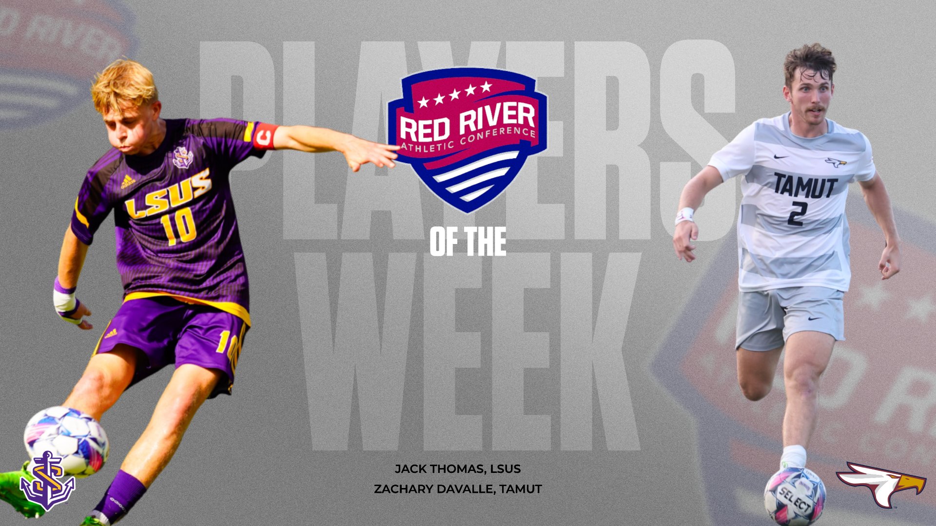 Thomas, Davalle recognized with RRAC men's soccer weekly awards