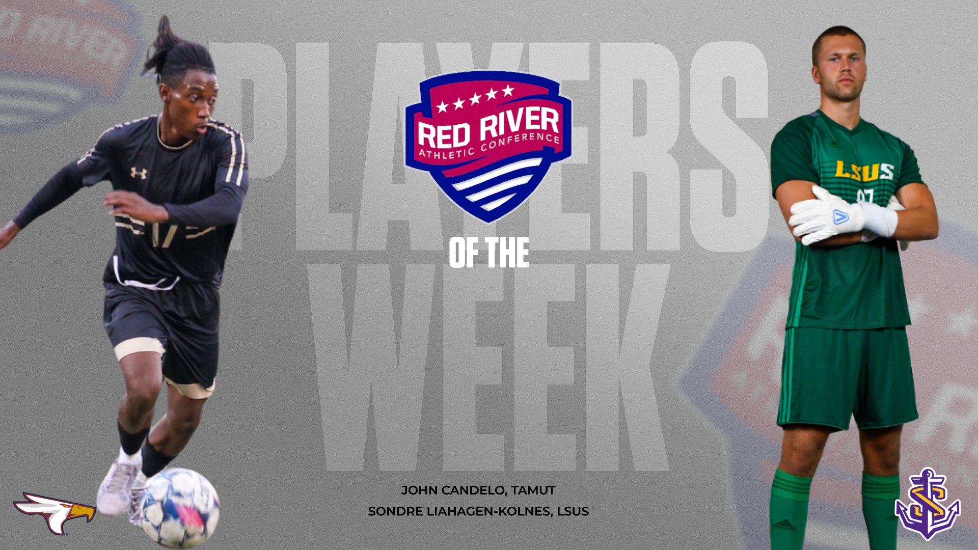 TAMUT's Candelo, LSU-Shreveport's Liahagen-Kolnes named RRAC men's soccer players of the week