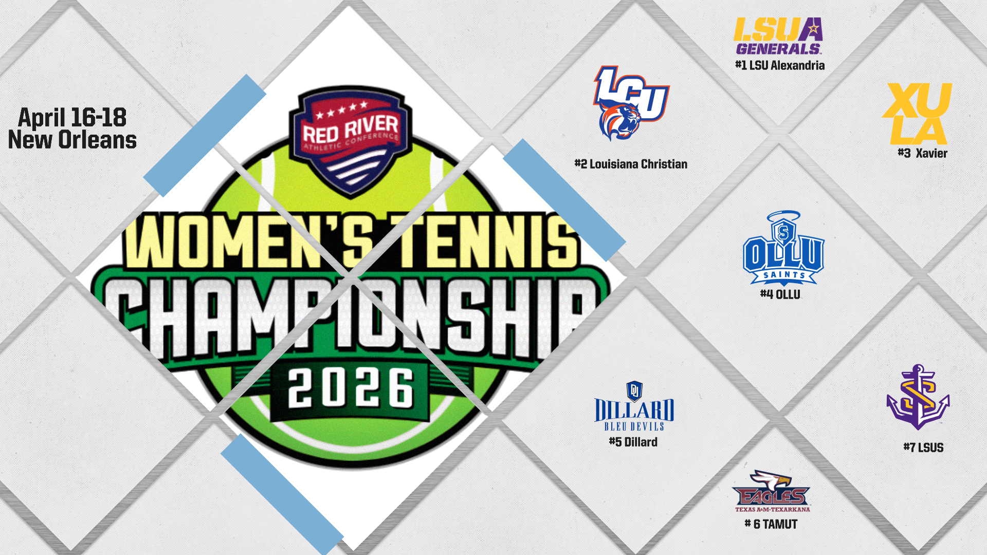 LSUA, Xavier advance to RRAC women's tennis champioinship