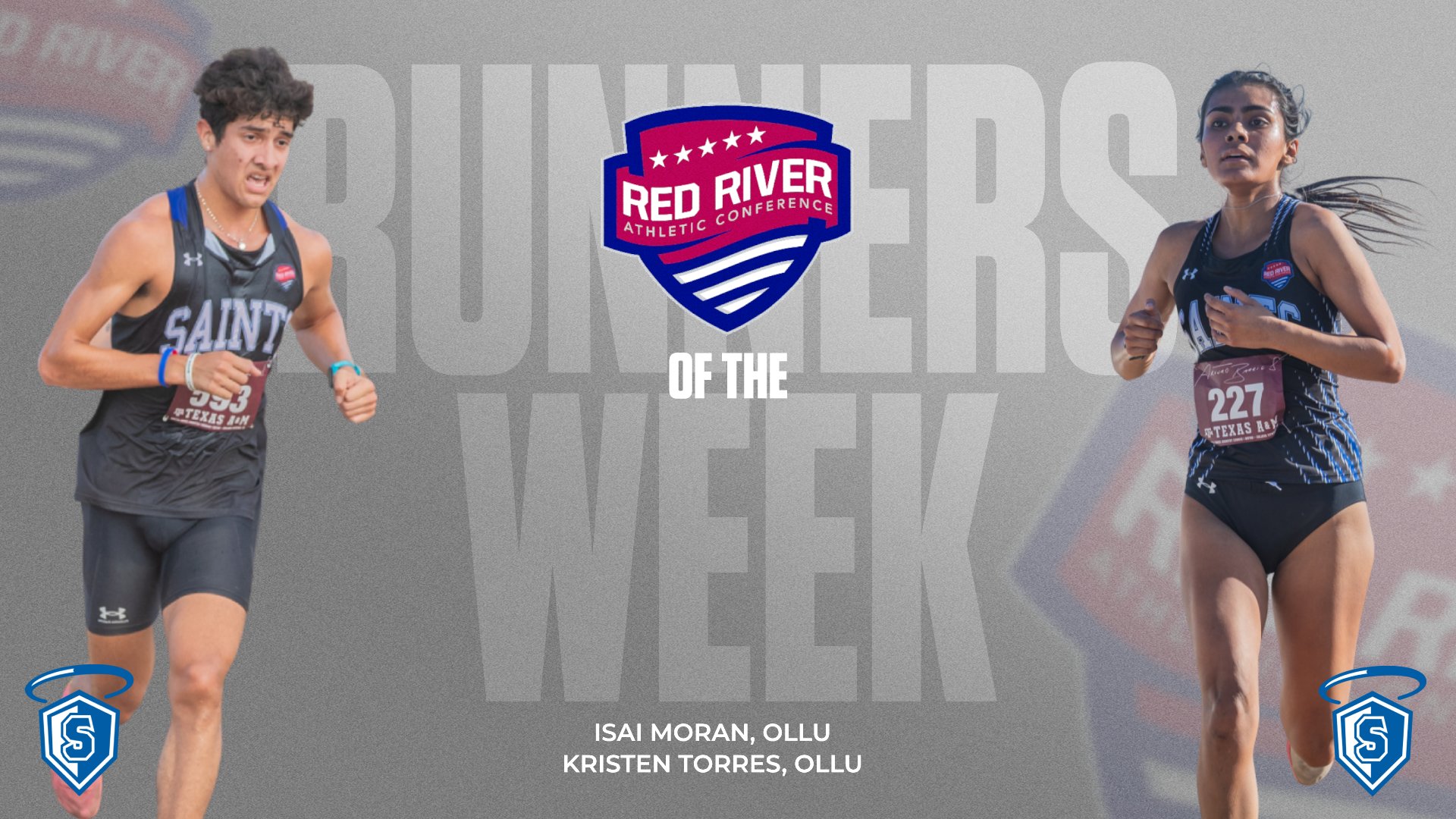 OLLU's Torres, Moran Win RRAC Cross-Country Runners of the Week