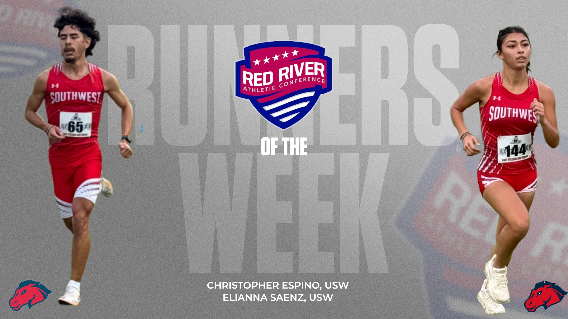 USW's Espino, Saenz earn first RRAC runner of the week awards of 2025