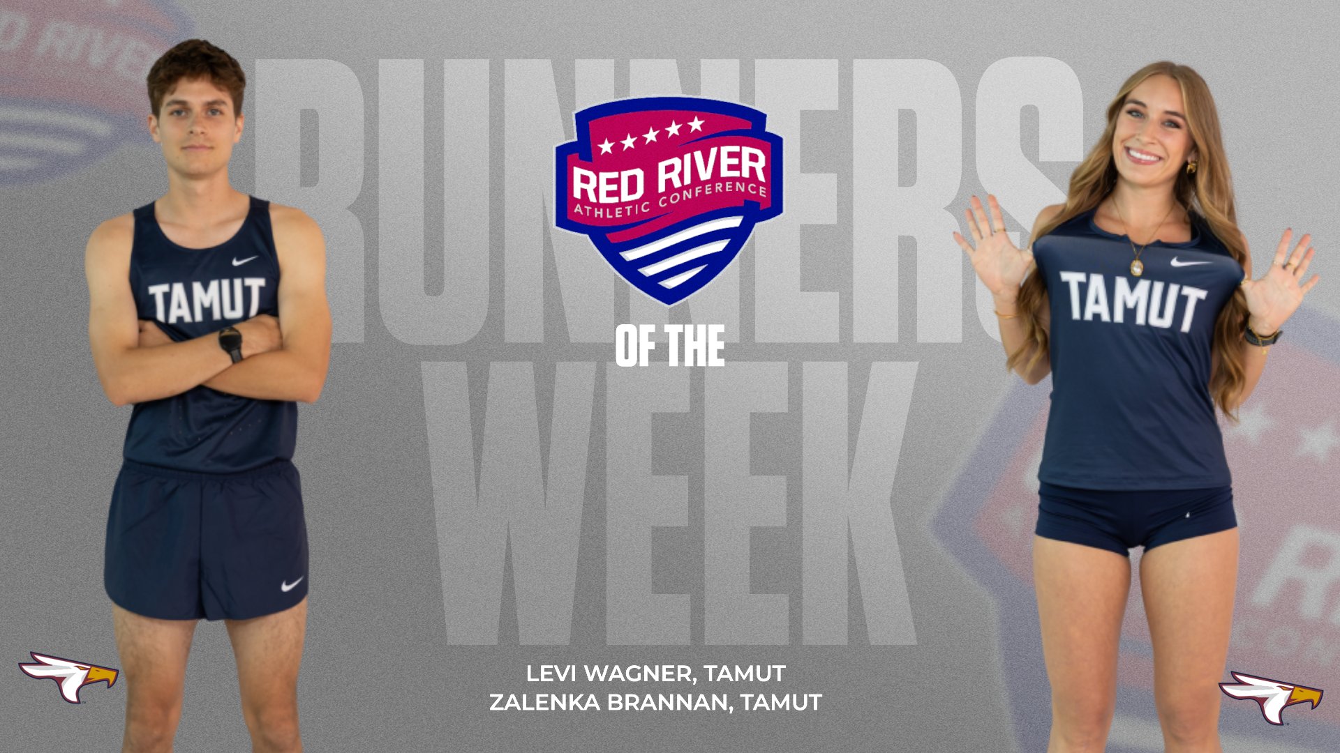 TAMUT's Wagner, Brannan selected as RRAC cross country runners of the week