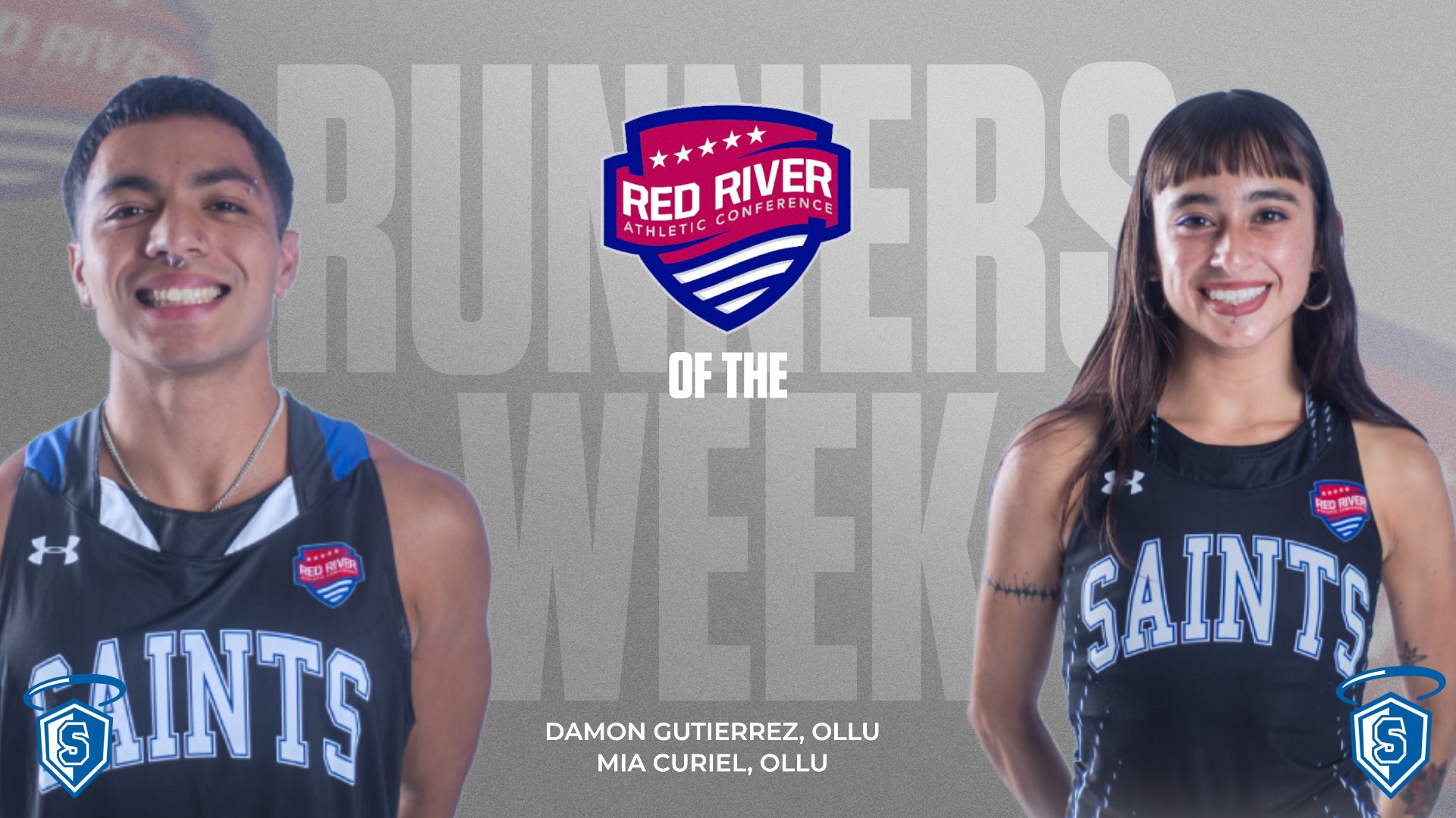 OLLU's Curiel, Gutierrez post top finishes to earn RRAC runner of the week awards