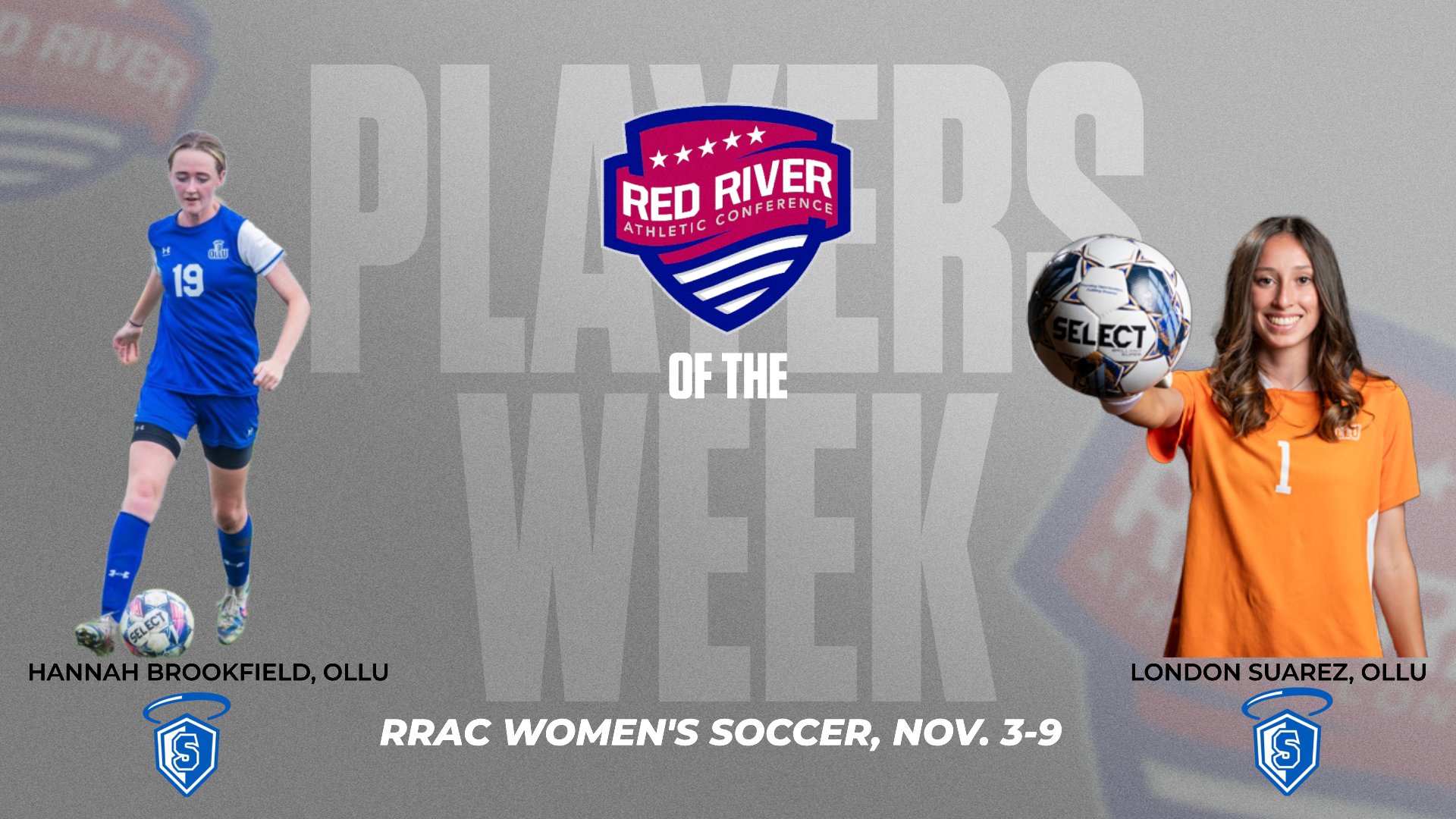 OLLU Sweeps RRAC Women's Soccer Player of the Week