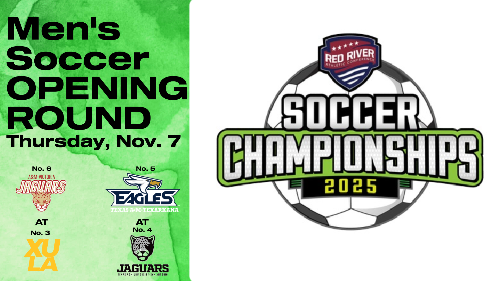 RRAC Men's Soccer Quarterfinals begin today