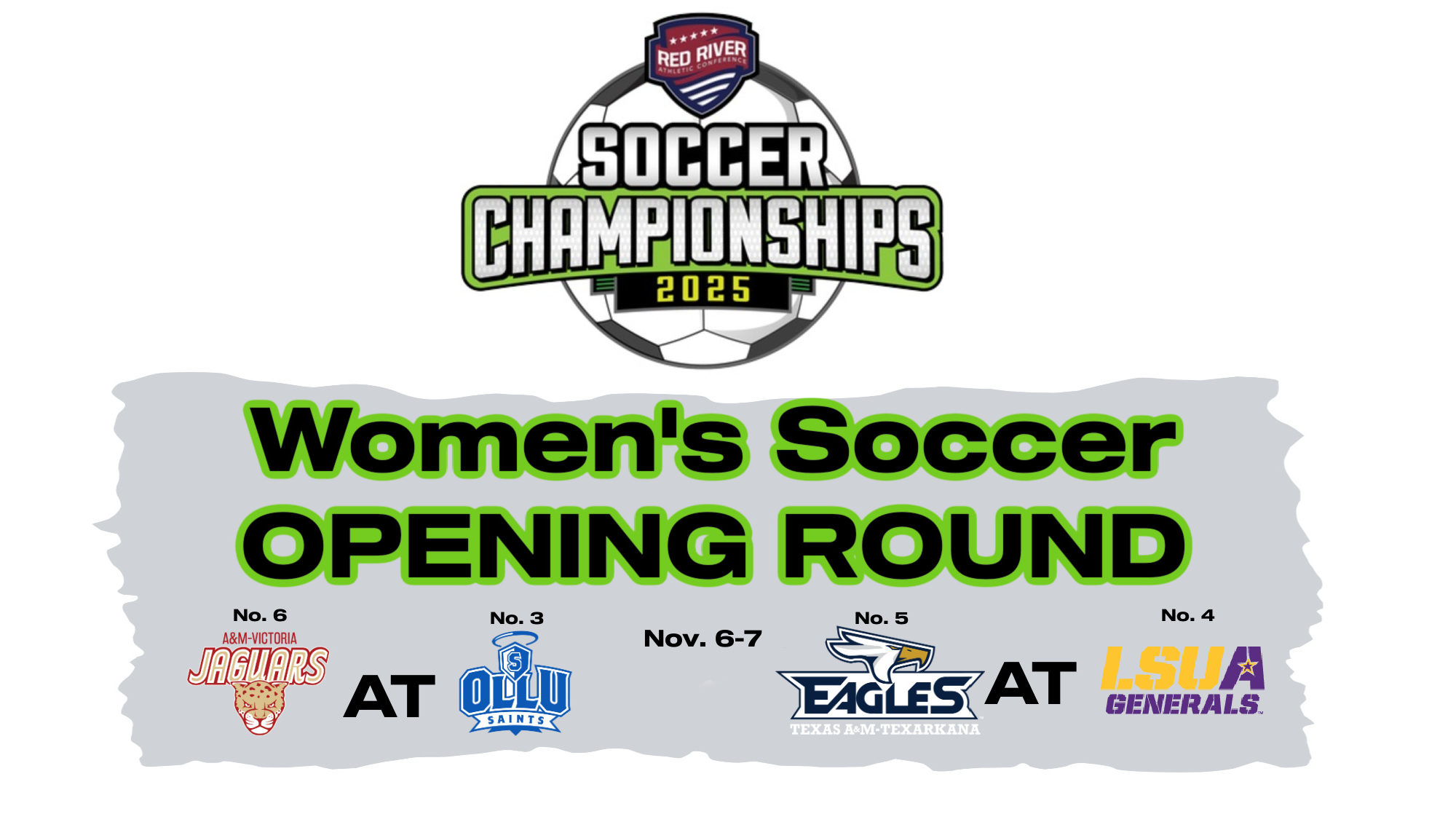 RRAC Women's Soccer Quarterfinals Set for 1 p.m. Today